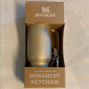 Stanley Gold Mini Quencher Ornament Keychain